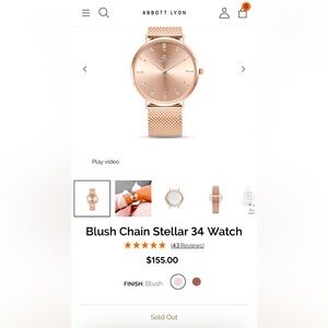 New, Never Worn Abbot Lyon Watch